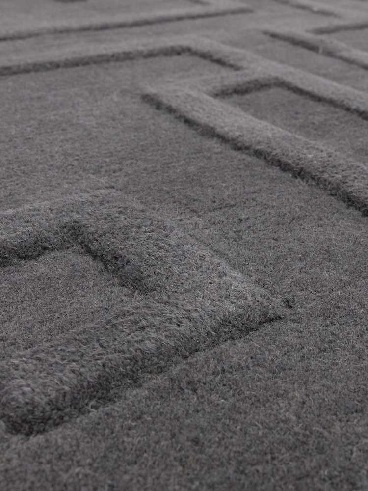 Asiatic Rugs Charcoal Maze Rug - Image 4 of 4