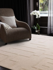 Asiatic Rugs Cream Maze Rug - Image 1 of 4