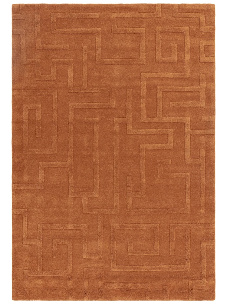 Asiatic Rugs Rust Maze Rug - Image 2 of 4