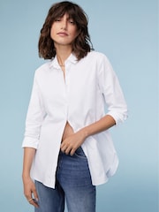 Baukjen White Oakleigh Organic Cotton Shirt - Image 1 of 6