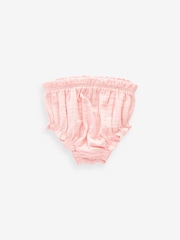 Pink 100% Cotton Baby Knickers 3 Pack (0mths-2yrs) - Image 4 of 5