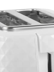 Salter White Glacier 2 Slice Toaster - Image 4 of 4