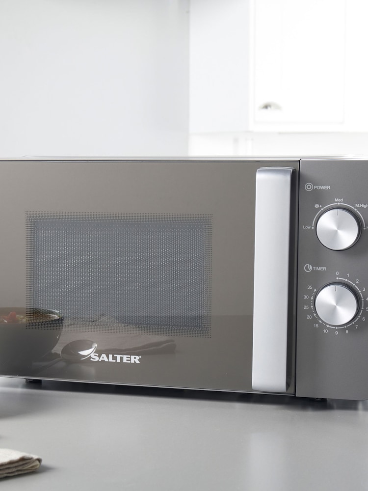 Salter Grey Cosmos 20l Manual Microwave - Image 1 of 4