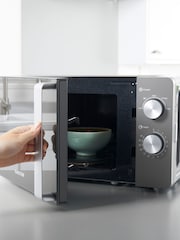 Salter Grey Cosmos 20l Manual Microwave - Image 2 of 4
