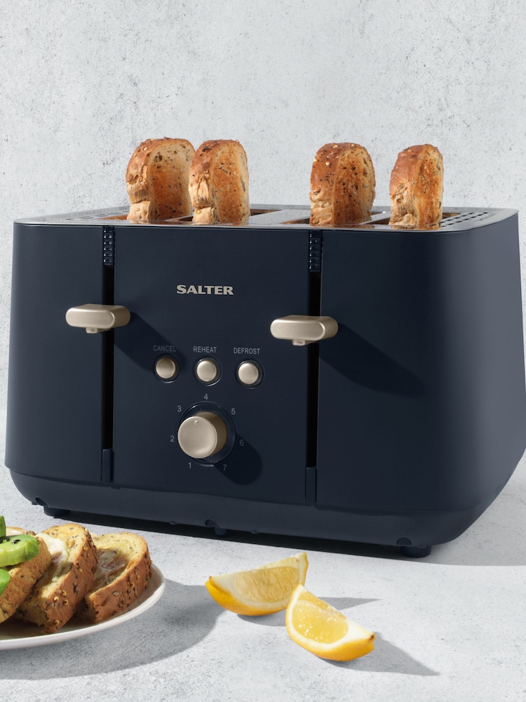 Salter Blue Marino 4 Slice Toaster - Image 1 of 4