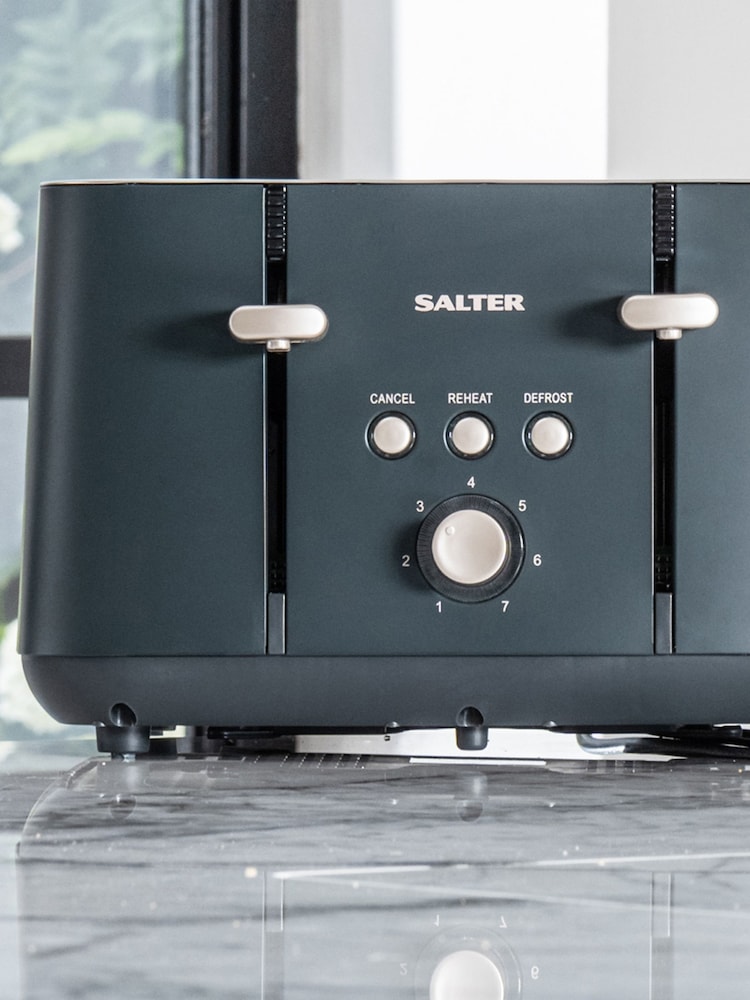 Salter Blue Marino 4 Slice Toaster - Image 4 of 4