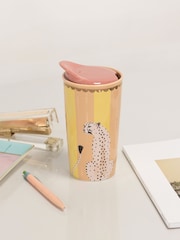 Yvonne Ellen Cheetah Travel Mug - Image 1 of 3