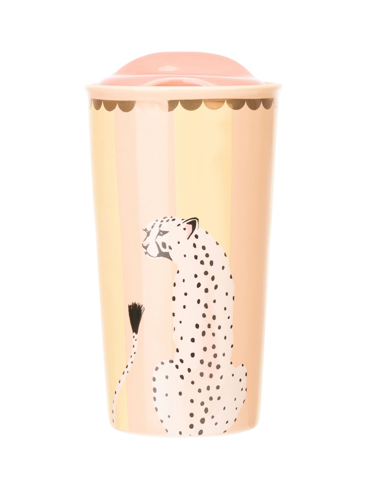 Yvonne Ellen Cheetah Travel Mug - Image 2 of 3