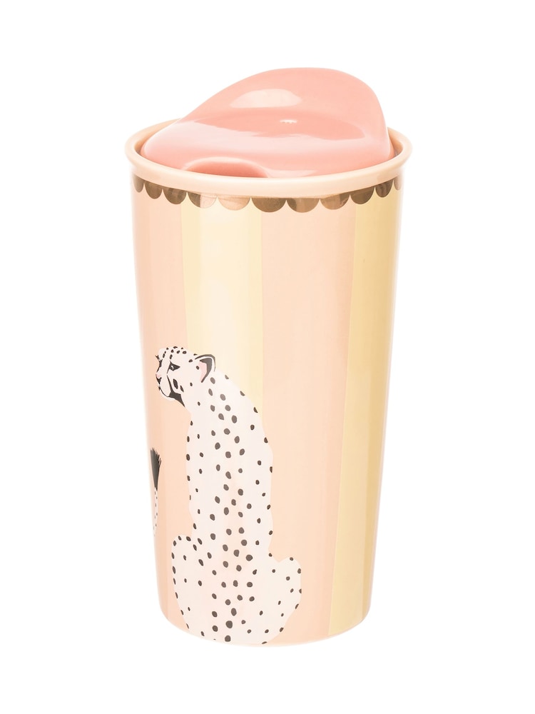 Yvonne Ellen Cheetah Travel Mug - Image 3 of 3