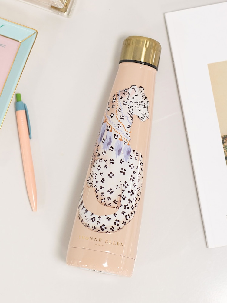 Yvonne Ellen Multi Cheetah Stainless Steel Water Bottle - Image 1 of 3