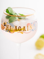 Yvonne Ellen Set of 2 Clear Gin Glasses - Image 2 of 3