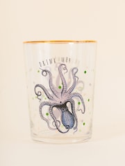 Yvonne Ellen Clear Octopus HI Ball Glasses Set of 2 - Image 2 of 3