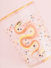 Yvonne Ellen Set of 2 Snakey Hi Ball Glasses - Image 3 of 3