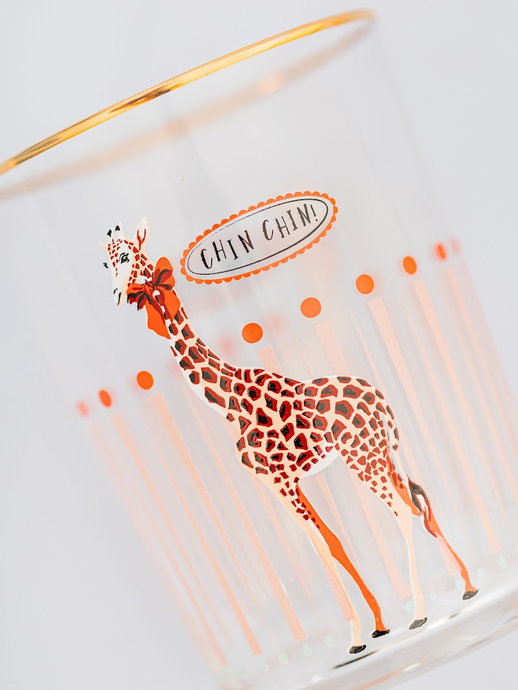 Yvonne Ellen Giraffe HI Ball Glasses Set of 2 - Image 3 of 3