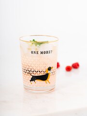 Yvonne Ellen Set of 2 Clear Doggie Hi Ball Glasses - Image 1 of 3