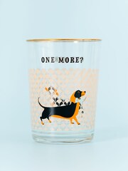 Yvonne Ellen Set of 2 Clear Doggie Hi Ball Glasses - Image 3 of 3