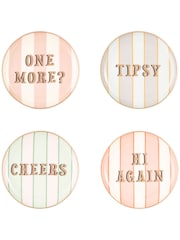 Yvonne Ellen Ceramic Friends COASTERS SET OF 4 - Image 2 of 2