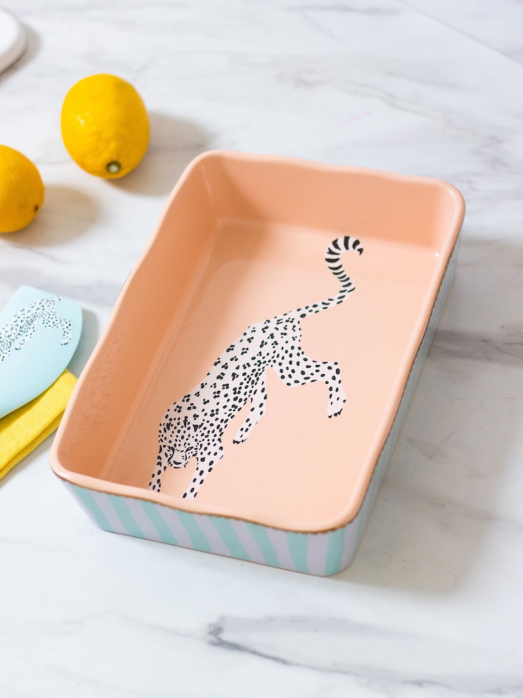 Yvonne Ellen Cheetah Rectangular Roaster - Image 1 of 3