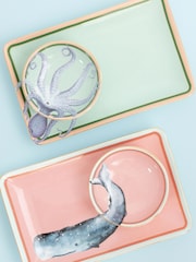 Yvonne Ellen Set of 2 Sushi Plates, Dip Bowls & Chopsticks - Image 1 of 4