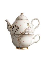 Yvonne Ellen Cheetah Tea For One Teapot - Image 2 of 2