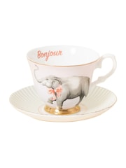Yvonne Ellen Elephant Teacup And Saucer - Image 2 of 2