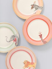 Yvonne Ellen Set of 4 Animal Dinner Plates 26.5Cm - Image 1 of 3