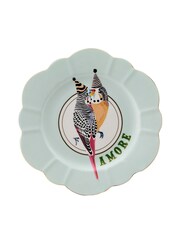 Yvonne Ellen Parrots Flower Plate 23Cm Amore - Image 2 of 2
