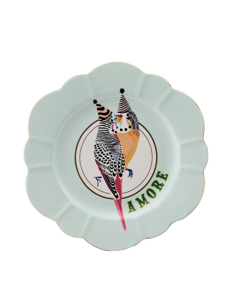 Yvonne Ellen Parrots Flower Plate 23Cm Amore - Image 2 of 2