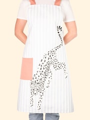 Yvonne Ellen Cheetah 100% Cotton Apron - Image 1 of 4