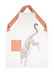 Yvonne Ellen Cheetah 100% Cotton Apron - Image 4 of 4