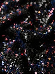 Superdry Silver Sequin Halter Jumpsuit - Image 5 of 6