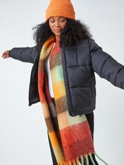 Roman Black Petite Padded Puffer Coat - Image 4 of 5
