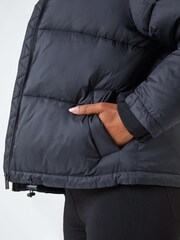 Roman Black Petite Padded Puffer Coat - Image 5 of 5