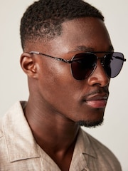Black Signature Polarised Style Sunglasses - Image 1 of 5