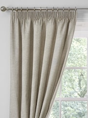 Dreams & Drapes Natural Pembrey Super Thermal Pencil Pleat Curtains Curtains - Image 2 of 4