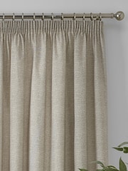 Dreams & Drapes Natural Pembrey Super Thermal Pencil Pleat Curtains Curtains - Image 3 of 4