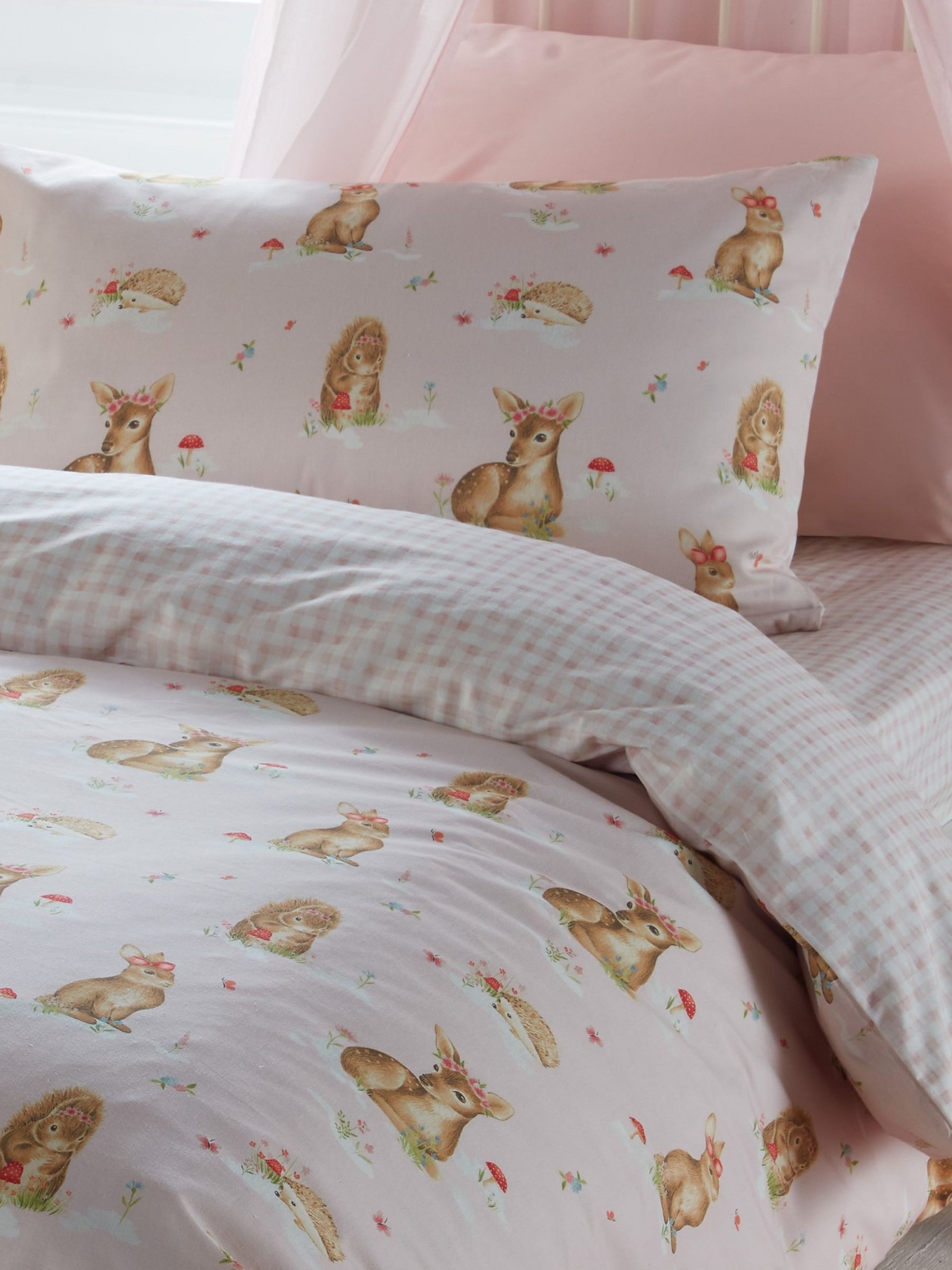 Woodland animal duvet cover on sale