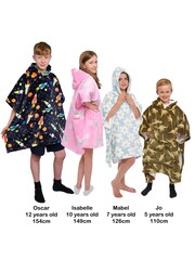 Bedlam Blue Supersonic Super Cosy Plush Hooded Throw - Image 4 of 4