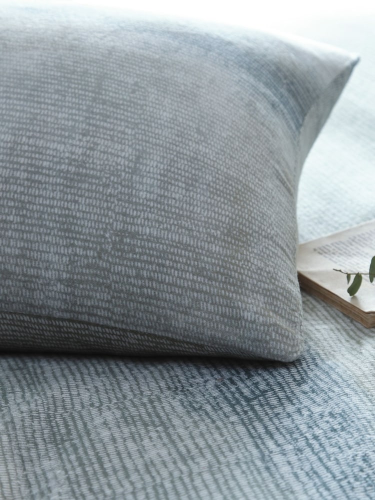 Appletree Green Anson Stripe 100 Brushed 100% Cotton Duvet Cover Set - Image 4 of 4