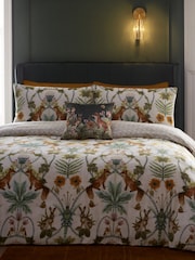 Appletree Natural Foxdale Luxe 100% Cotton Brushed Duvet Cover Set - Image 1 of 3