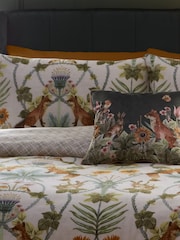 Appletree Natural Foxdale Luxe 100% Cotton Brushed Duvet Cover Set - Image 2 of 3
