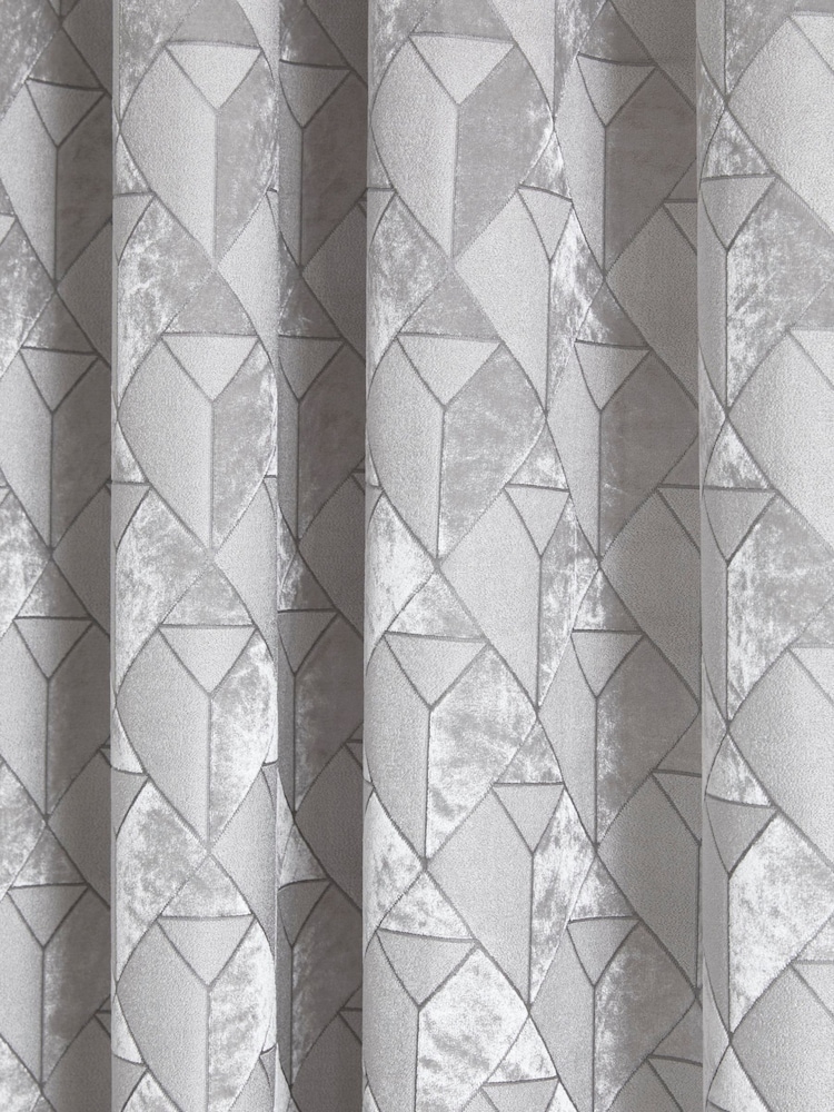 Appletree Quentin Luxe Jacquard Eyelet Curtains - Imagem 3 de 3