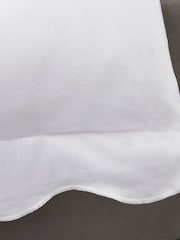 Appletree Scallop Edge 200 Thread Count 100% Cotton Duvet Cover Set - Изображение 4 из 4