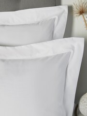 Appletree White Baratta 200 Thread Count 100% Cotton Duvet Cover Set - Image 2 of 4