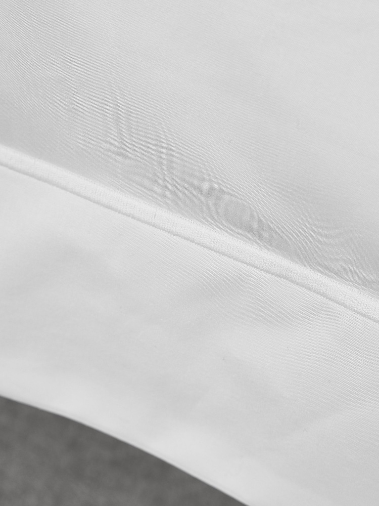 Appletree White Baratta 200 Thread Count 100% Cotton Duvet Cover Set - Image 4 of 4