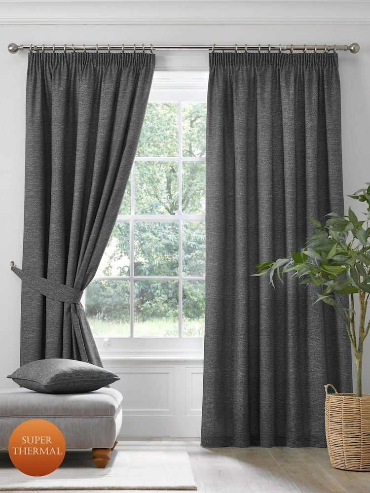 Dreams & Drapes Pembrey Super Thermal Pencil Pleat Curtains - Bild 1 von 4 Dreams & Drapes Pembrey Super Thermal Pencil Pleat Curtains - Bild 1 von 4