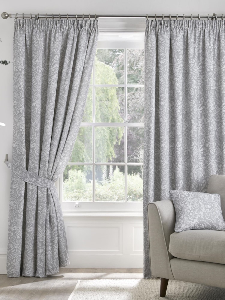 Dreams & Drapes Aveline 100% Cotton Pencil Pleat Curtains - Bild 1 von 4 Dreams & Drapes Aveline 100% Cotton Pencil Pleat Curtains - Bild 1 von 4