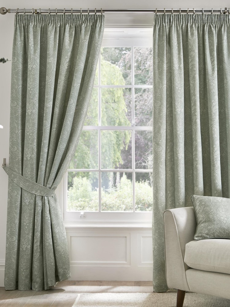 Dreams & Drapes Aveline 100% Cotton Pencil Pleat Curtains - Bild 1 von 4