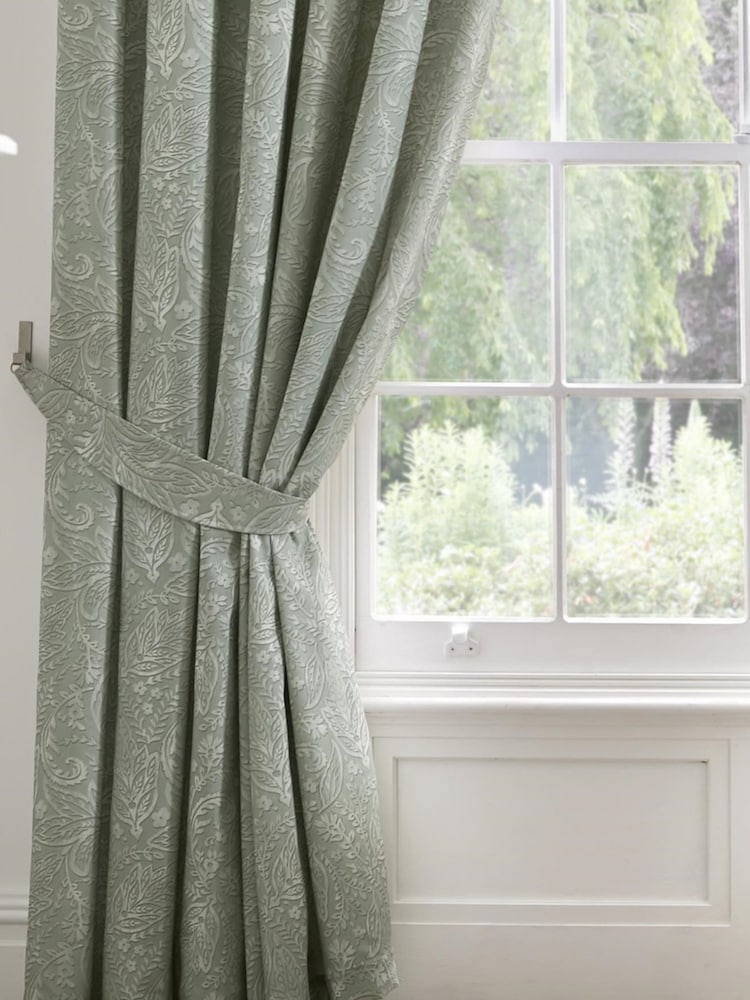 Dreams & Drapes Aveline 100% Cotton Pencil Pleat Curtains - Bild 2 von 4