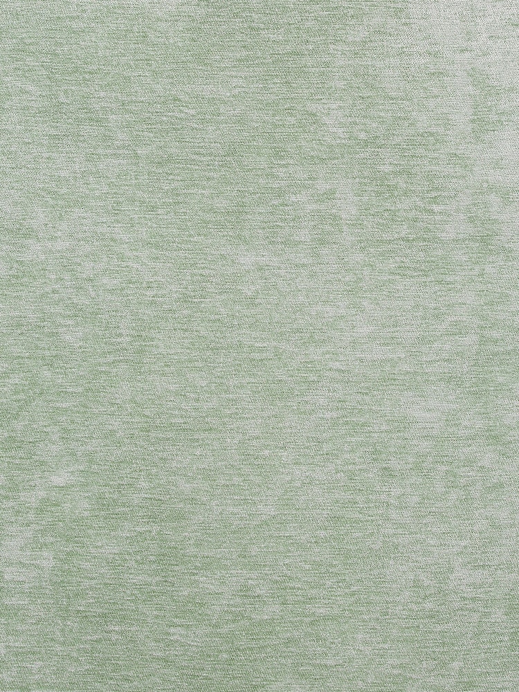 Curtina Green Textured Chenille Luxe Eyelet Curtains - Image 3 of 3